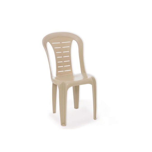 [SILLA MALAGA S/B BEIGE] SILLA PLÁSTICA MALAGA S/B BEIGE - PICA