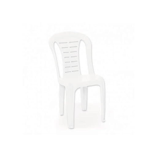 [SILLA MALAGA S/B BLANCA] SILLA PLÁSTICA MALAGA S/B BLANCO - PICA