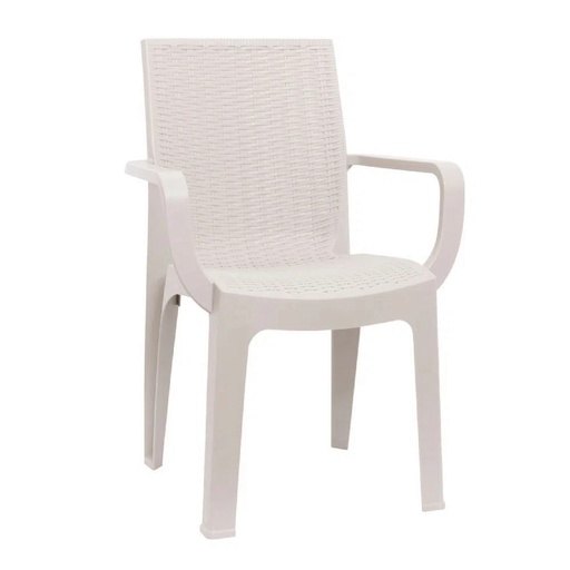 [SILLA RATAN CORSA C/B BEIGE] SILLA PLÁSTICA RATAN CORSA C/B BEIGE - PICA