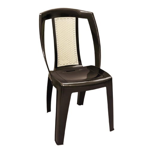 [SILLA RATAN GLAMOUR DUO CAFE] SILLA PLÁSTICA RATAN GLAMOUR DUO S/B CAFE - PICA