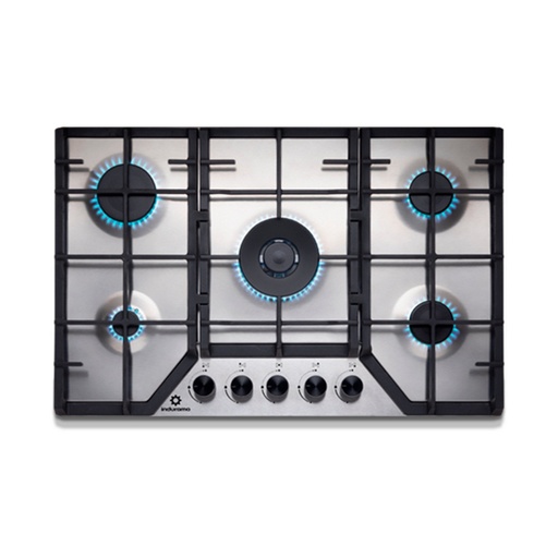 [EGI-755AI 5Q] ENCIMERA A/GAS 5Q 75CM INOX/-INDURAMA