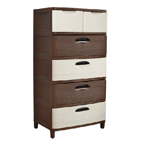 [CAJONERA SUPER MADEI 5P DUO BEIGE] CAJONERA SUPER MADEIRA DUO 5PSO BEIGE - PICA