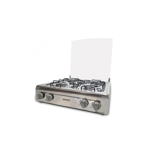 [8057] COCINETA BERLIN 4 HORNILLAS T/VIDRIO GRIS/-UMCO 8057