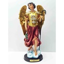 FIGURA DECORATIVA ARCANGEL RAFAEL POLIRESINA 32CM -FEDERAL 15084