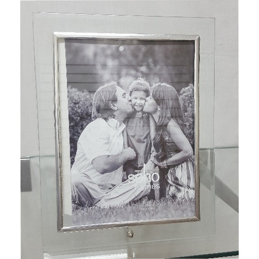 [20063] PORTARRETRATO VERTICAL 8X10PLG 20063 NEGRO/DORADO -FEDERAL