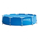 PISCINA REDONDA 10FTX30 3.05MX0.76CM ROJO/-INTEX