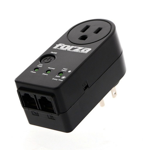 [FVP-1201N] PROTECTOR DE VOLTAJE CAPACIDAD 1800W 120V NEGRO - FORZA