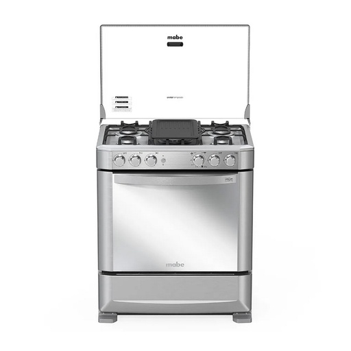 [EM7625FX0] COCINA A GAS 76CM ENC/ELEC 5Q 55X76X91.5CM INOX/-MABE