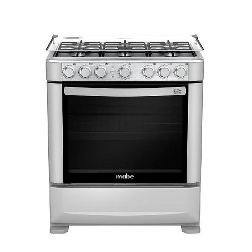 [EM7610SG0] COCINA A GAS 6Q 2Q JUMBO 4Q ESTANDER 68X82X99 SILVER/-MABE