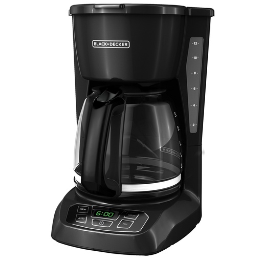 [CM1105B] CAFETERA 12 TAZAS  DIGITAL PROGLAMABLE NEGRO/-BLACK DECKER CM1105B