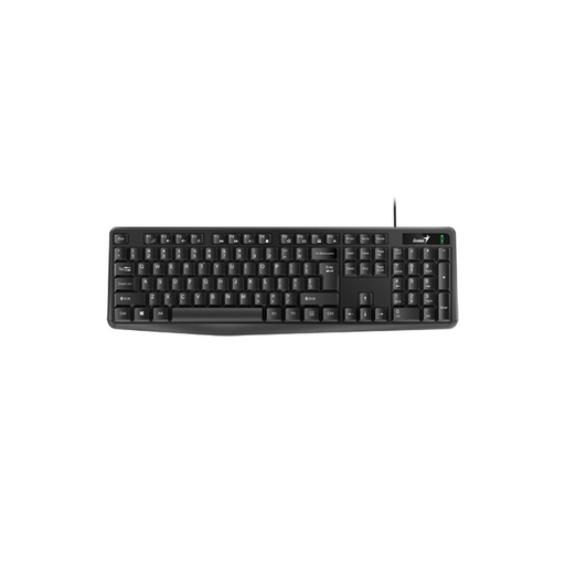 [KB-117 NEGRO] TECLADO C/USBE RESISTENTE/ANTIDERRAMES NEGRO/-GENIUS KB-117