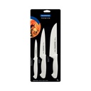 CUCHILLO X3 PIEZAS PREMIUM -TRAMONTINA