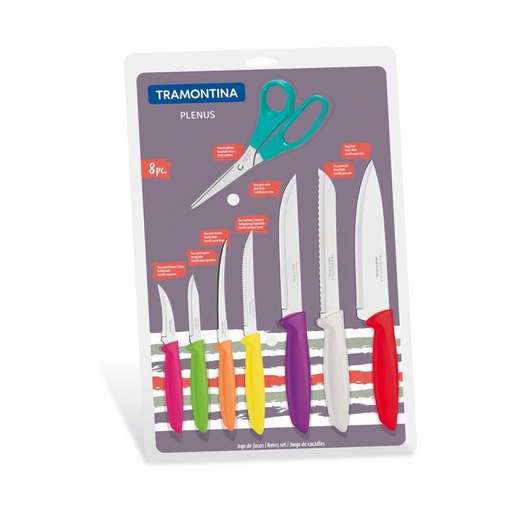 [23498/917] CUCHILLO JGO X8 PZ -TRAMONTINA 23498/917