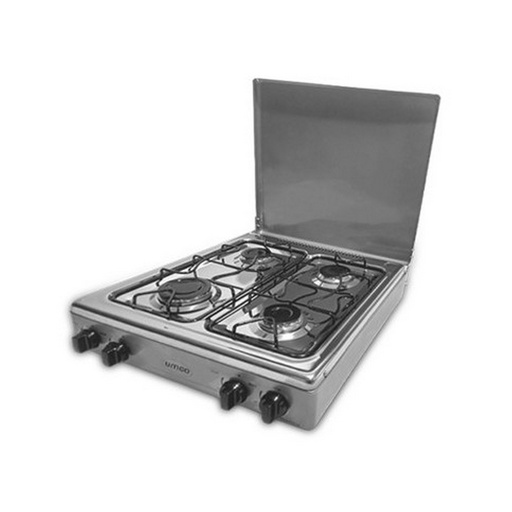 [8055] COCINETA ATLANTA 4 HORNILLAS CON TAPA-UMCO