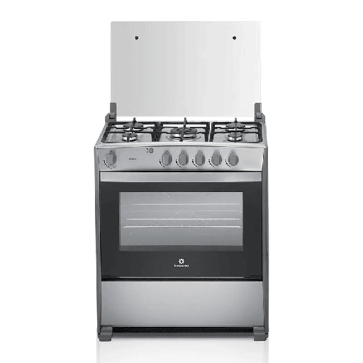 [MURCIA QUARZO] COCINA A GAS DE 5Q 32" HOME PARRILLA FUNDIDA V.110V/50HZ 58X83X98CM CROMA/INOX -INDURAMA