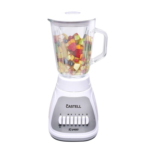 [CSTL-818G] LICUADORA 500WATTS 1.5LT 11 VELOCIDADES VASO DE VIDRIO INOX/-CASTELL