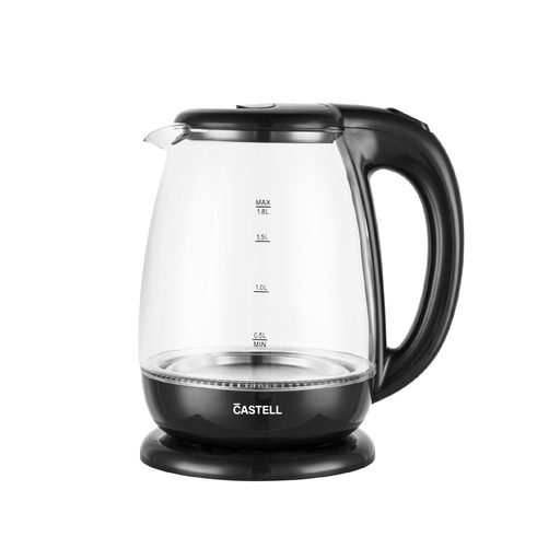 [CSTL-CX-807] JARRA ELECTRICA 1.8LT 1800WTTS J/VIDRIO SURTIDA RATACION 360º 110V-60HZ -CASTELL