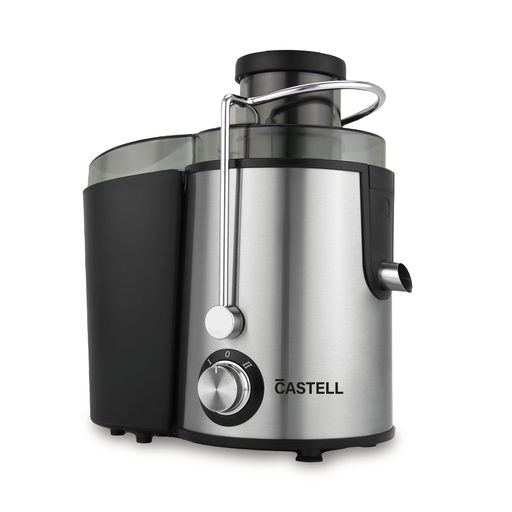 [CSTL-GS-310L] EXTRACTOR DE JUGO 2VL 600WATTS 0.5LT 110V-60HZ  NEGRO/INOX -CASTELL