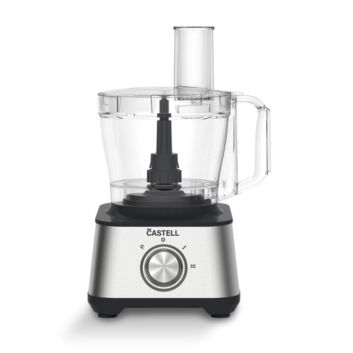 [CSTL-GS-522] PROCESADOR DE ALIMENTOS 3VL 1200WATTS CUCHILLA DE ACERO 110V-60HZ NEGRO/INOX -CASTELL