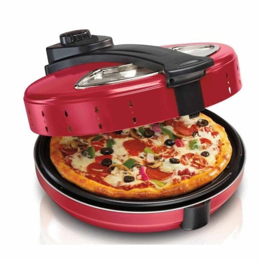 [31700] MAQUINA PARA HACER PIZZA ROJO/-HAMILTON BEACH