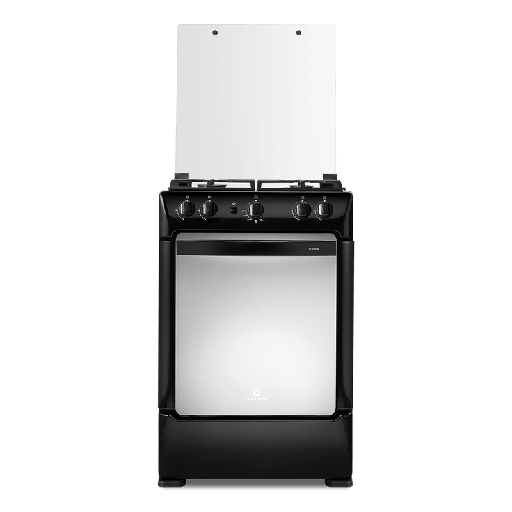 [FERRARA ZFO] COCINA DE 4Q 24" TERMOPRESION TABLERO DE ACERO INOXCIDABLE NEGRO/-INDURAMA