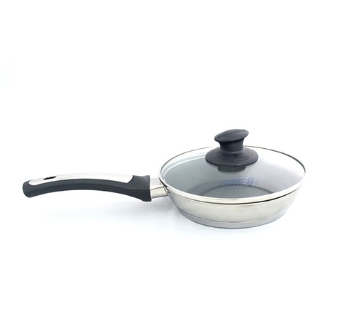 [7571] SARTEN P/HUEVOS D/ACERO 16CM INOX - UMCO