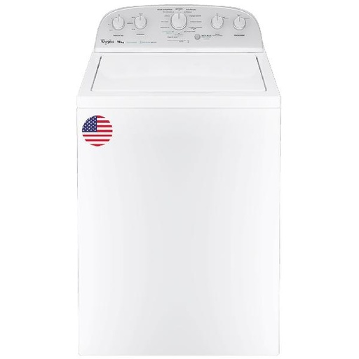 [7MWTW1904LM] LAVADORA AUTOMATICA 11 CICL CARGA SUPERIOR 42LB/19KG 66X69X107CM BLANCO/-WHIRLPOOL