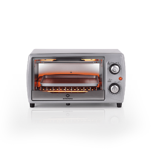 [HORNO TOSTADOR HTI 10 LITROS] HORNO TOSTADOR DE 10LT PERMITE ASAR CARNE O VEGETALES DORAR PAN 22.5X33X39.5CM INOX/SILVER -INDURAMA