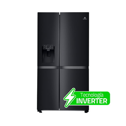 [RI-790I NEGRO] REFRIGERADORA SIDE BY SIDE 669LT INVERT 179X73X91CM -INDURAMA