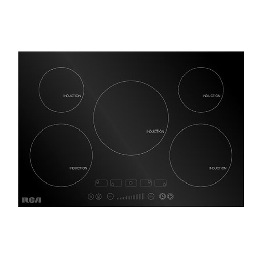 [XFC705I-B1S] ENCIMERA A INDUCCION 5Q VIDRIO NEGRO  RCA