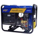 GENERADOR A DIESEL BP A 2200W 4T ENCENDIDO MANUAL 3000RPM 2 SALDAS 110V/1 220V