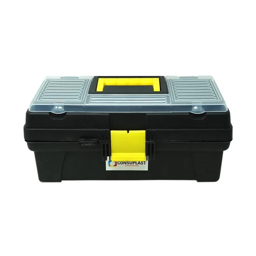[58PECH1] CAJA DE HERRAMIENTAS 14" NEGRO/AMARILLO -CONSUPLAST 58PECH1