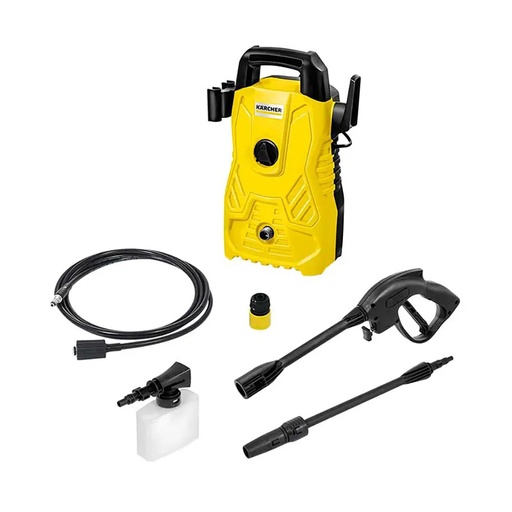 [COMPACTA] HIDROLAVADORA ELECTRICA 1200W 1500PSI 110-127V AMARILLO KARCHER