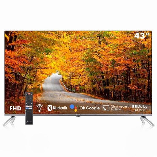 [RLED-GLT43TPXM] TELEVISOR LED FHD 43" GOOGLE TV NEGRO-RIVIERA