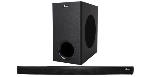 [RHT-S225WL] BARRA DE SONIDO TEATRO EN CASA 30W 2.1 CANALES USB HDMI NEGRO-RIVIERA