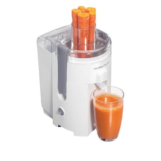 [67501] EXTRACTOR DE JUGO 400W BLANCO-HAMILTON BEACH