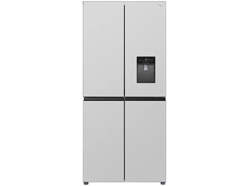 [P460CDGB] REFRIGERADORA 460LT CROSS DOOR INVERSOR ECOLOGICO PLATEADO-TCL