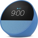 PARLANTE ECHO SPOT 2.8" RELOJ ALARMA ALEXA AZUL/AMAZON
