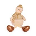 MUÑECO DE NIEVE ADORNO NAVIDEÑO 19X9X60CM -ALESSA