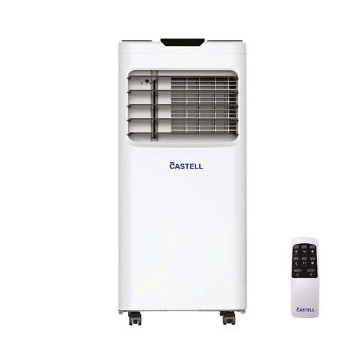 [CS-12P1] AIRE ACONDICIONADO PORTATIL 12000BTU 110V 1082W ALTA EFICIENCIA  BLANCO/-CASTELL