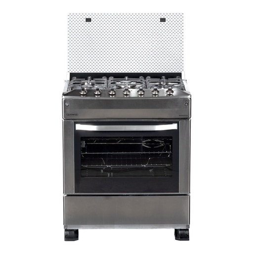 [NEBRASKA] COCINA DE 5Q TABLERO DE ACERO GRIS-CONTINENTAL