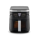 FREIDORA DE AIRE DIGITAL 7LT 1500W ANTIADHERENTE GRIS/NEGRO -CASTELL