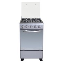 COCINA A GAS 21" 4Q CON HORNO ACERO INOX -CONTINENTAL