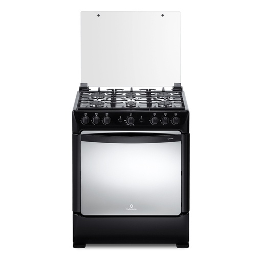 [SORRENTO MAXGRILL ZFO] COCINA A GAS SORRENTO MAXGRILL ZAFIRO NEGRO-INDURAMA