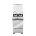 Cocina a gas Mabe  4 quemadores, 52 cm color acero inoxidable, Parrilla hierro fundido