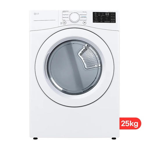 [DF50WV2S6W] SECADORA DE ROPA A GAS 25KG CARGA FRONTAL BLANCO-LG