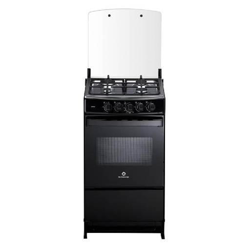 [CANELA SPAZIO PLUS] COCINA A GAS CANELA SPAZIO PLUS 20" NEGRO/-INDURAMA