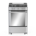 COCINA A GAS 4Q 76CM SILVER-MABE
