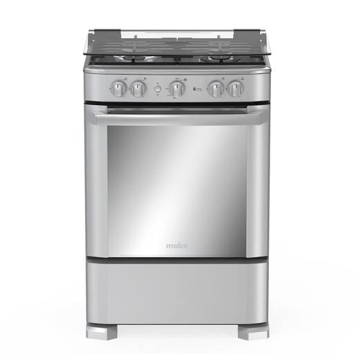 [EM6040FG2] COCINA A GAS 4Q 76CM SILVER-MABE