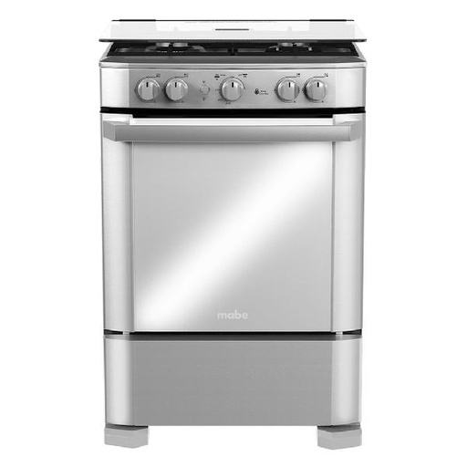 [EM6060FX3] COCINA A GAS 4Q 60CM MABE INOX. 65X60X94.5CM MABE
